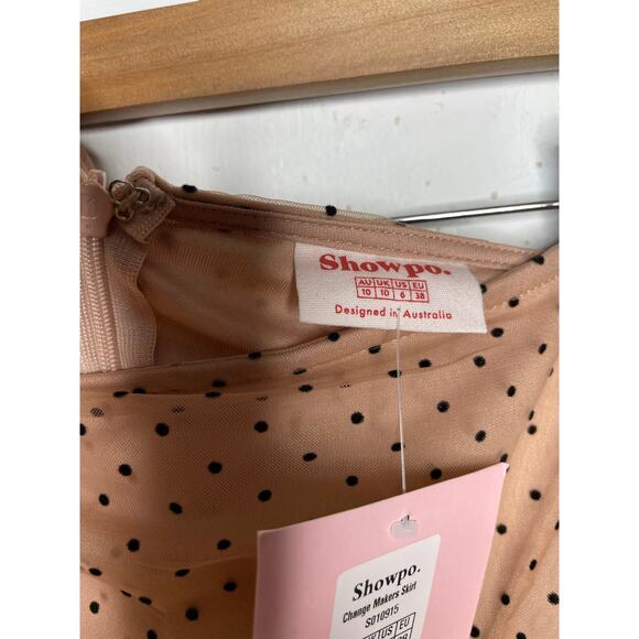 NEW SHOWPO Change Makers Skirt Mesh Womens Size US 6 - Picture 4 of 8